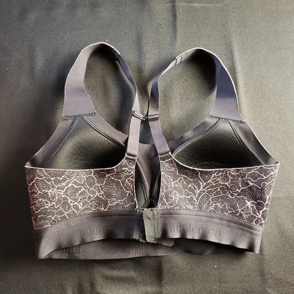Lululemon Fine Form‎ Sports Bra Lacescape Spanish Rose Black / Black 32B - Picture 4 of 9